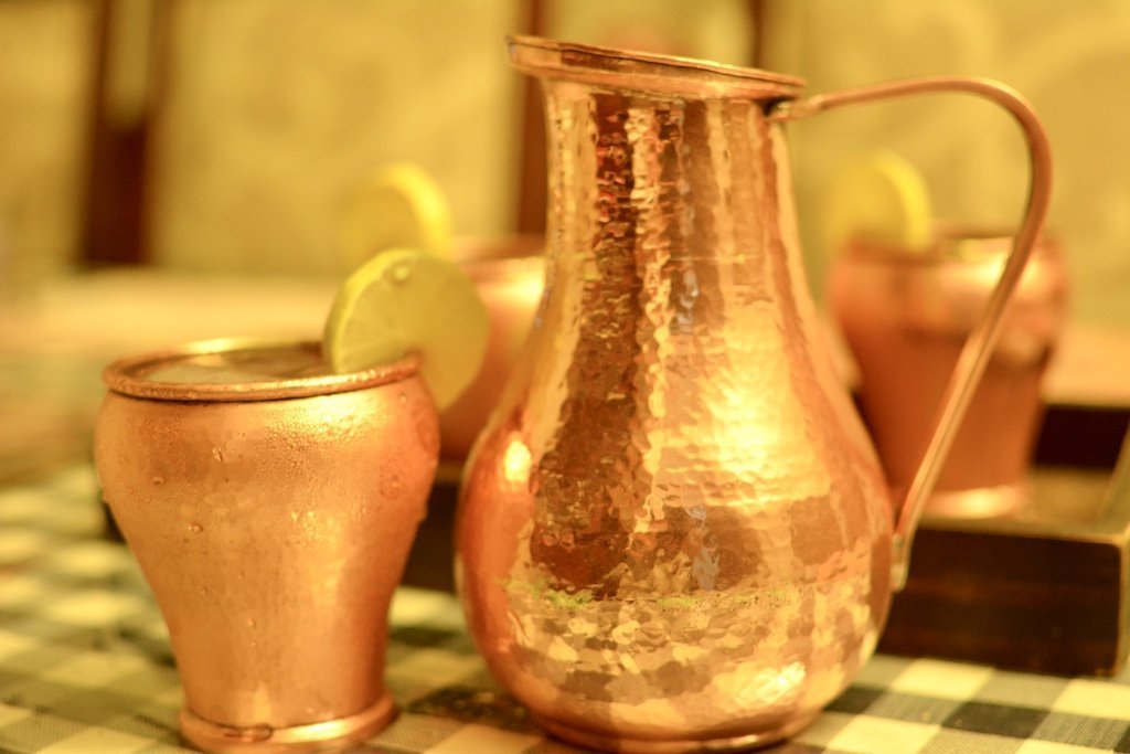 Kabli Copper Jug - 100% Pure Copper - Needs Store