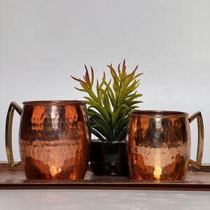 Open image in slideshow, Moscow Mule Style Mug - Pure Copper Hand Crafted - Needs Store
